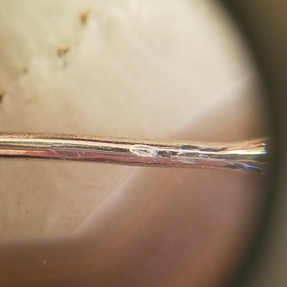 ••Sold•• Long silver rhinestone drop earrings GUC 1.75” - Picture 8 of 8